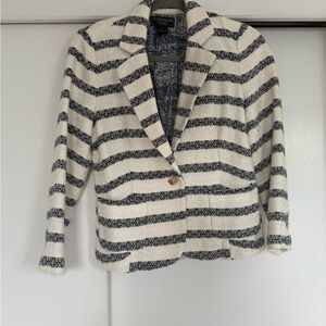 Women's Striped Blazer Jacket